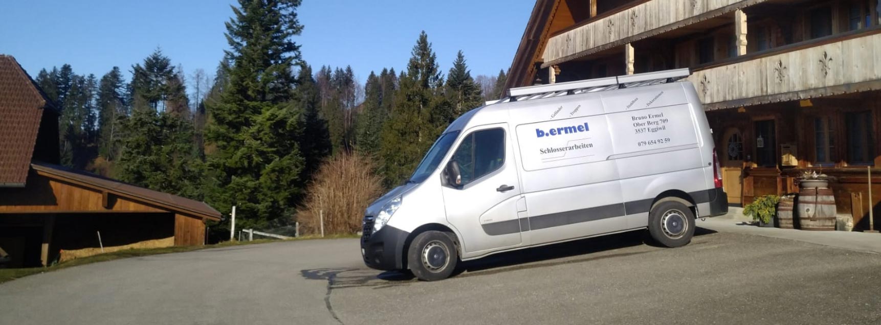 Bruno Ermel Schlosserarbeiten – Montagefahrzeug